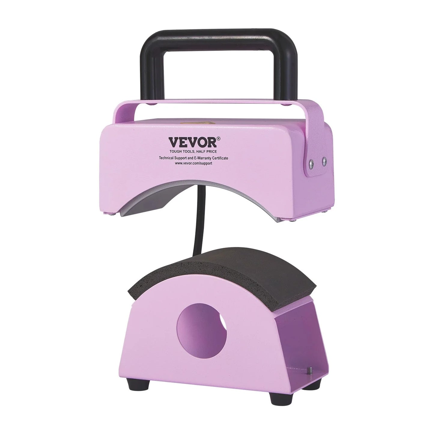 VEVOR Mini Hat Heat Press Machine for Caps, 5.9 x 3.15 Inch Plate, Purple