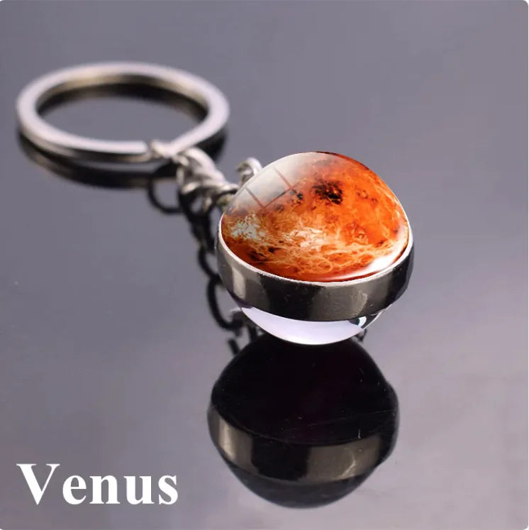 Solar System Planet Key Ring