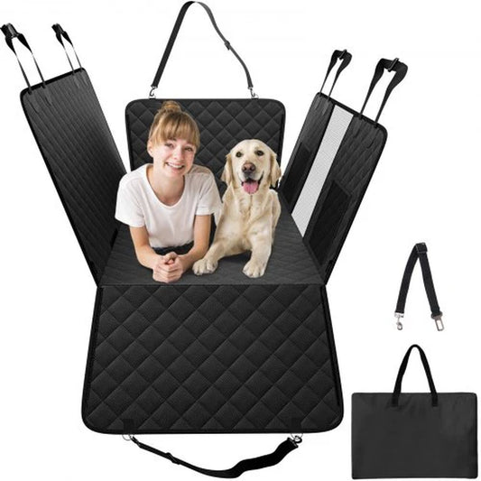 VEVOR 52 x 24.8 Inch Waterproof Dog Car Seat Cover for Back Seat, 600D Fabric for Vehicles