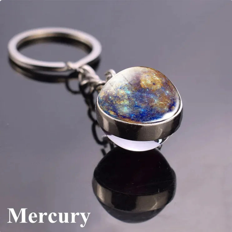 Solar System Planet Key Ring