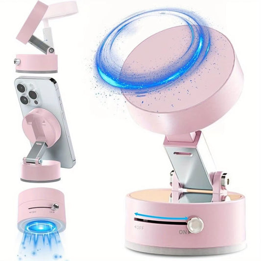 2025 New Magnetic Suction Car Phone Mount Foldable and Retractabl, Hands-Free Magnetic Cell Phone Holder for All Smooth Surface