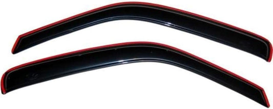 [AVS] In-Channel Rain Guards for 1999 - 2007 Mazda B3000; 1999 - 2009 Mazda B4000 Extended Cab; 1999 - 2011 Ford Ranger Supercab | Window Vent Visors, 2 Pcs. - Smoke | 192083