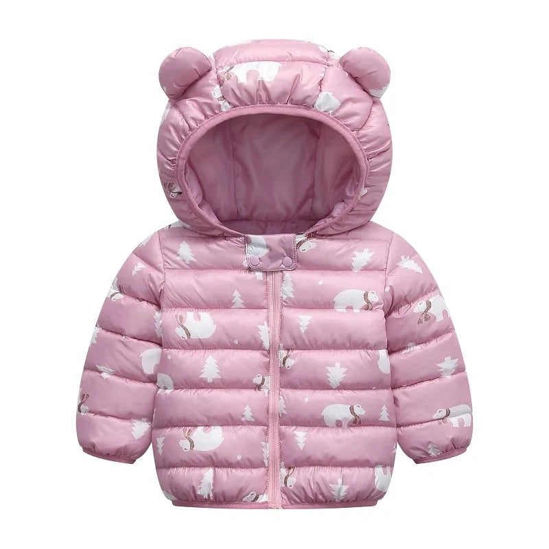 Vestes d'hiver chaudes pour enfants