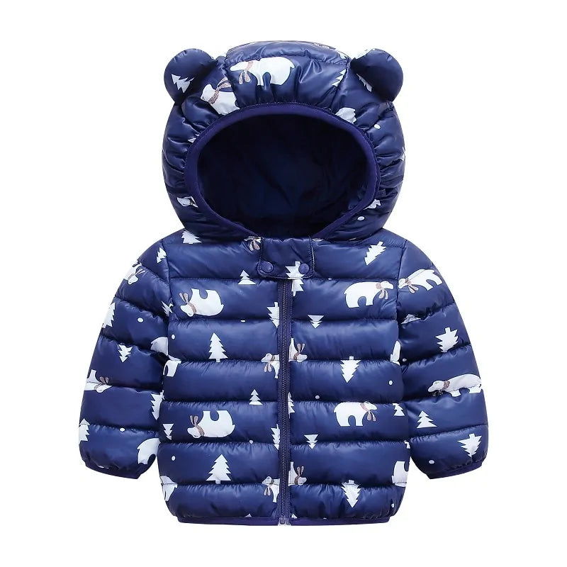 Vestes d'hiver chaudes pour enfants