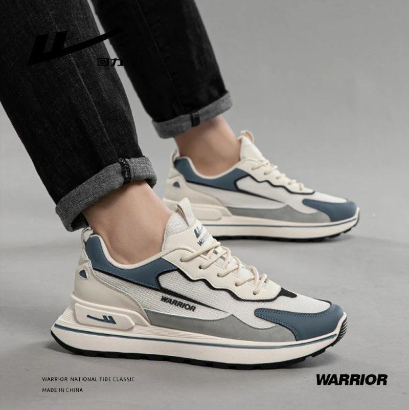 2024 Warrior Brand Men's Running Shoes Fashion Lightweight Breathable Casual Sneakers Work Gym Harajuku Trainer Tenis Feminino