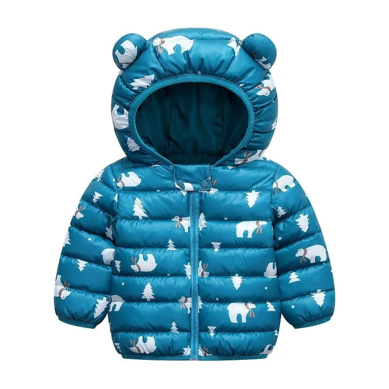 Vestes d'hiver chaudes pour enfants