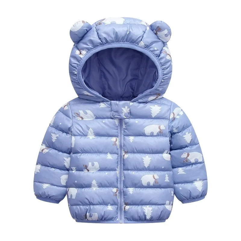 Vestes d'hiver chaudes pour enfants